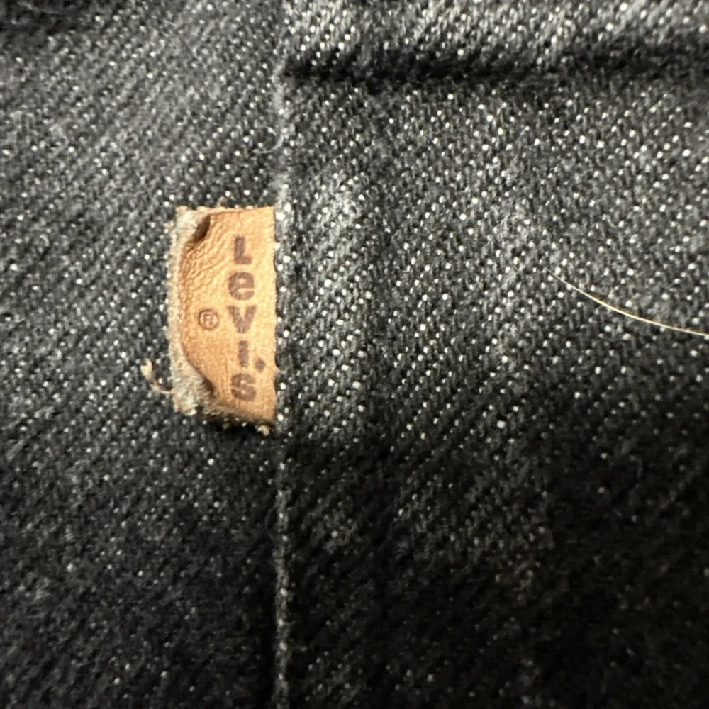Vintage Levis‎ 540 Jeans Mens 36x31 Black Denim Gold Tab Made in USA (34x29)